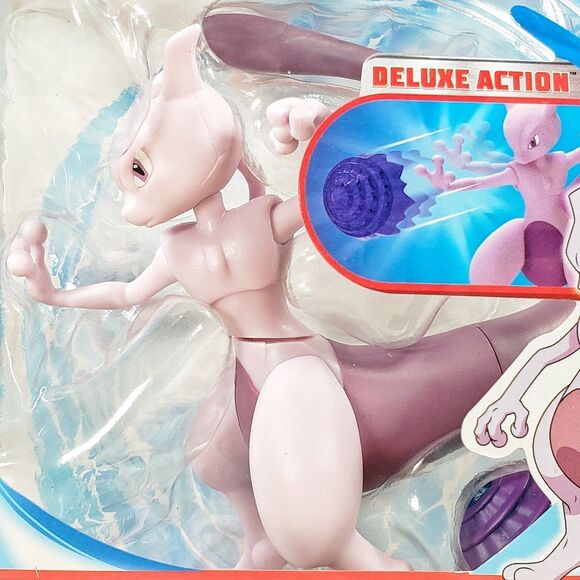 Jazwares Pokemon S3 Battle Feature Figure Mewtwo 4.5" TCG Nintendo Collectible - Picture 9 of 12